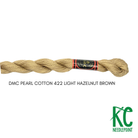 DMC 5 Pearl Cotton 422 Light Hazelnut Brown - KC Needlepoint