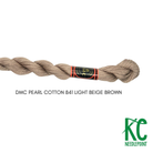 DMC 3 Pearl Cotton 841 Light Beige Brown - KC Needlepoint