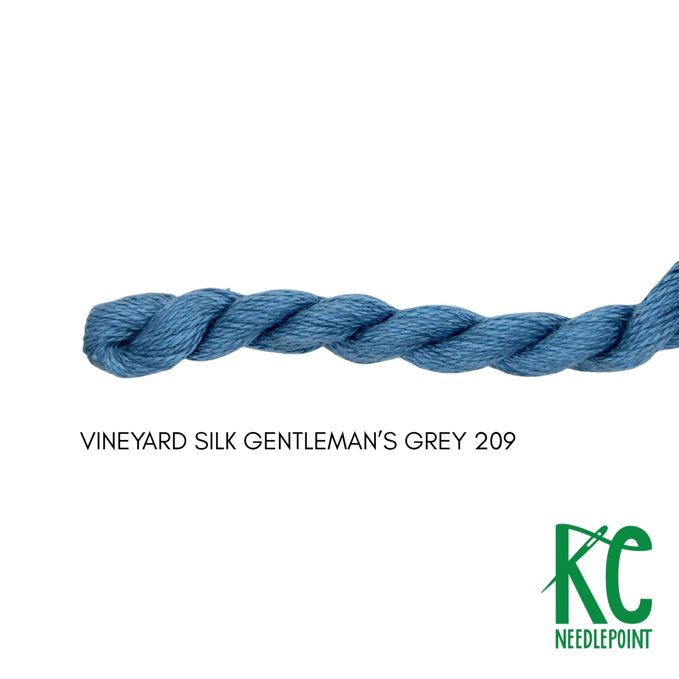 Vineyard Silk Skein C209 Gentlemen's Grey - KC Needlepoint