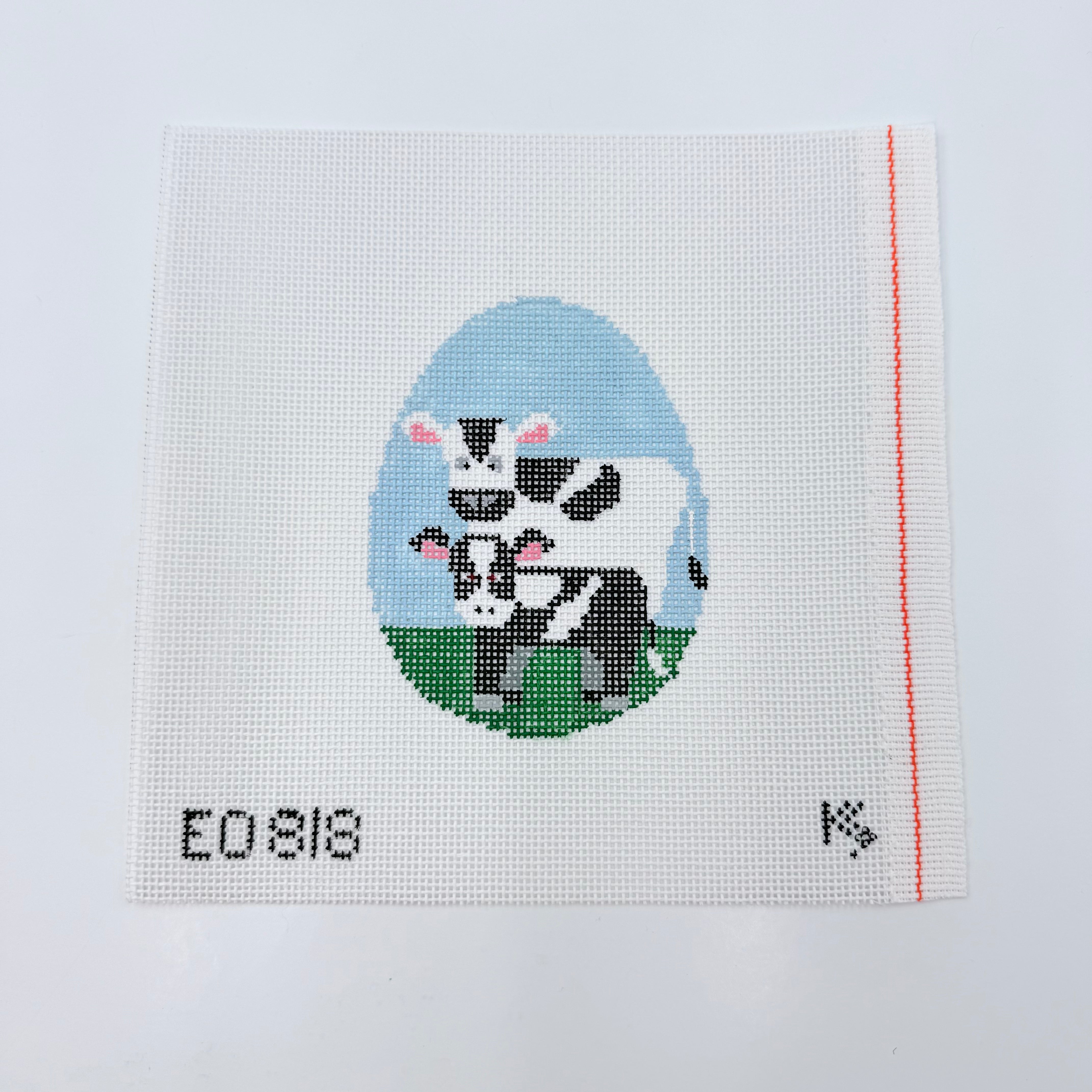 Cow Egg Canvas - KC Needlepoint