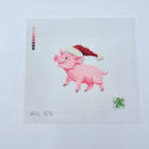 Santa Pig Canvas - KC Needlepoint