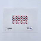 Hearts and Gingham Canvas - KC Needlepoint