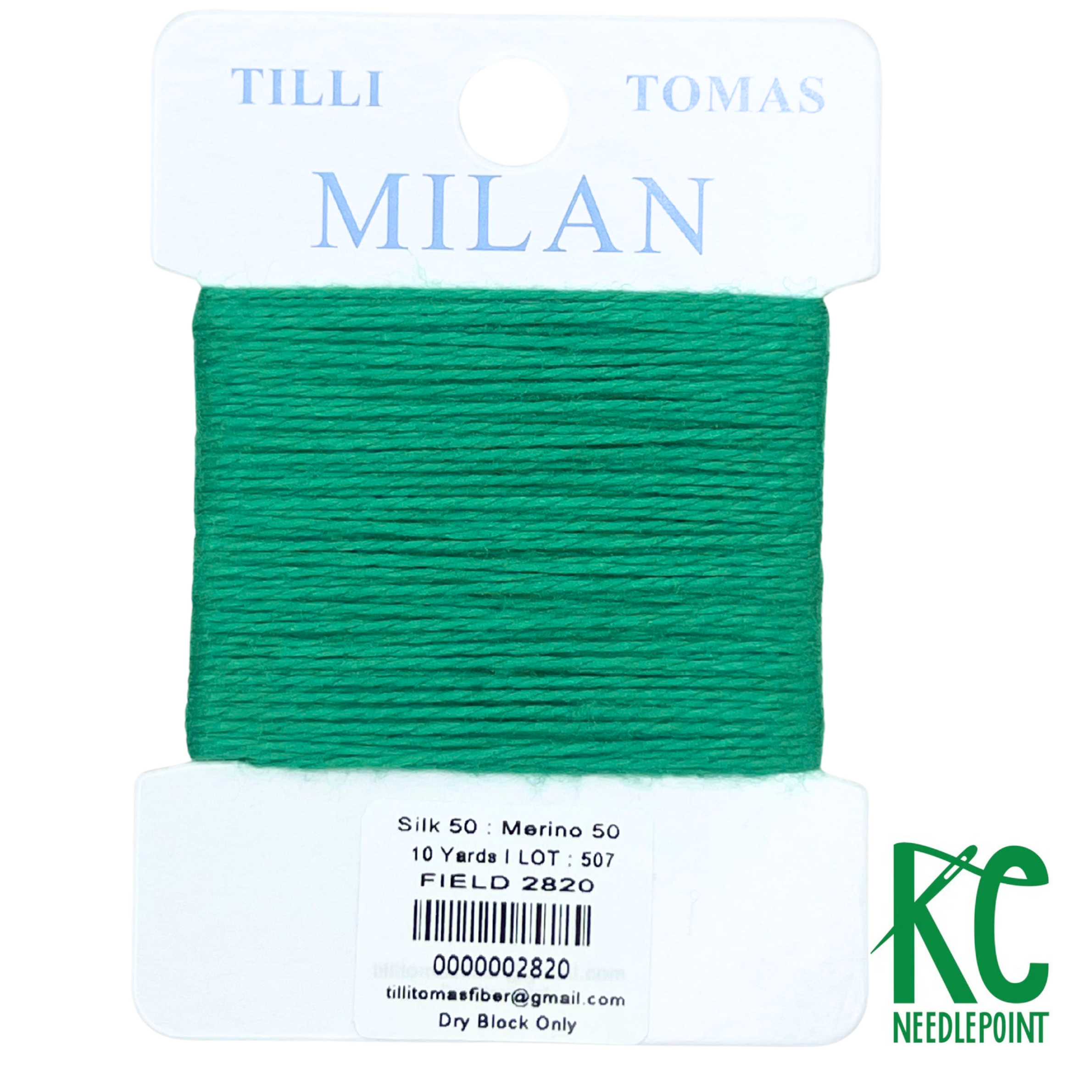 Milan Card 2820 Field - KC Needlepoint