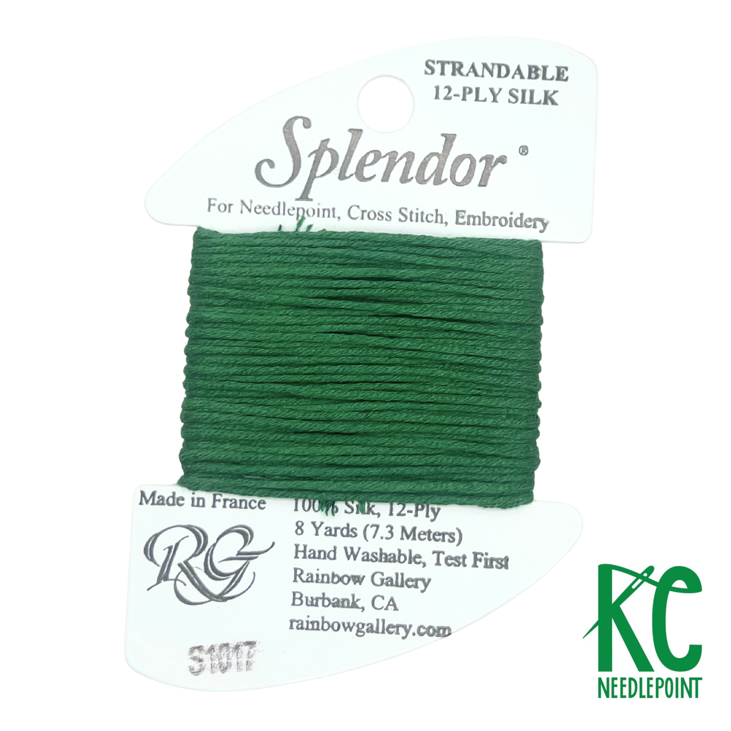 Splendor S1017 Dark Leaf Green - KC Needlepoint