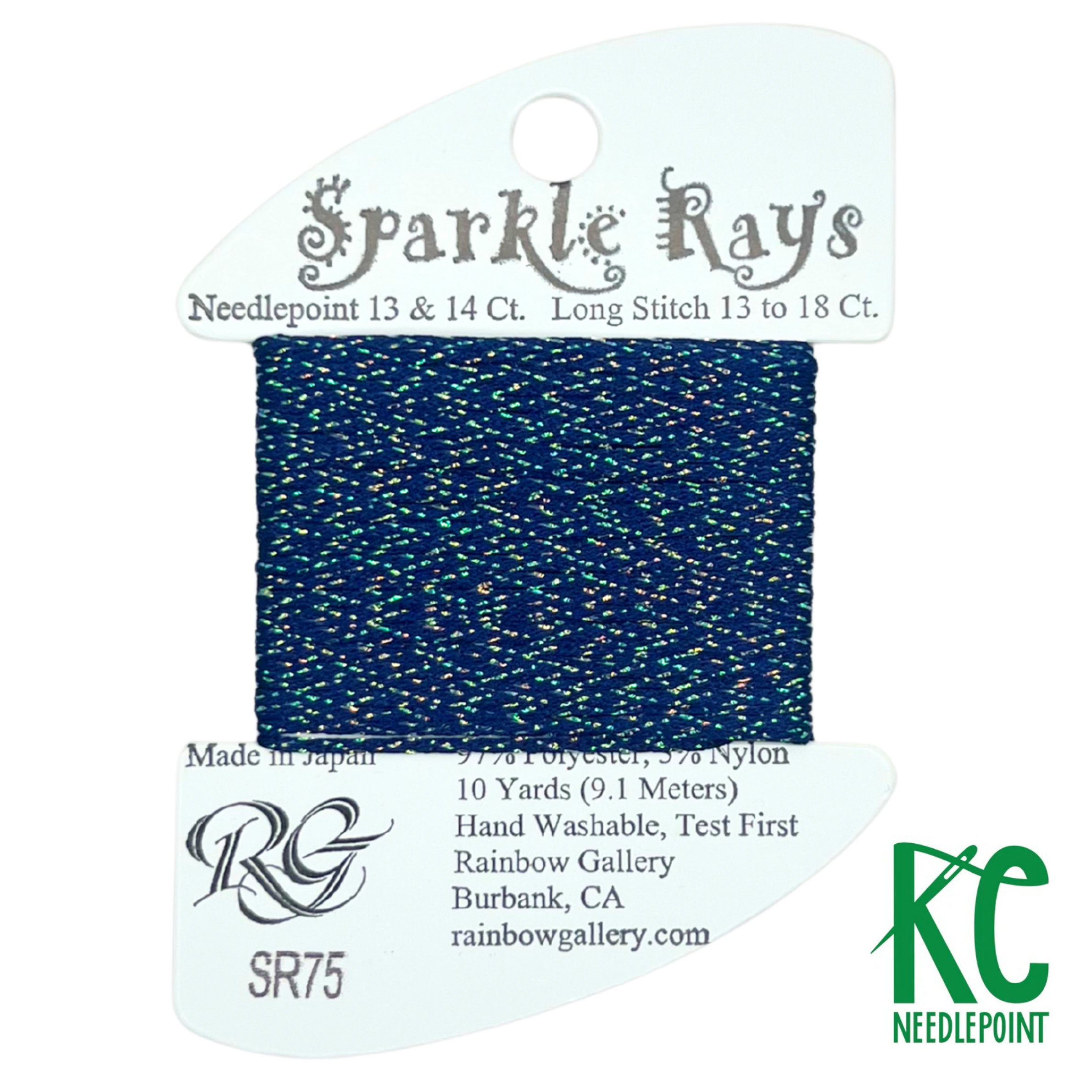 Sparkle Rays SR75 Navy Blue - KC Needlepoint