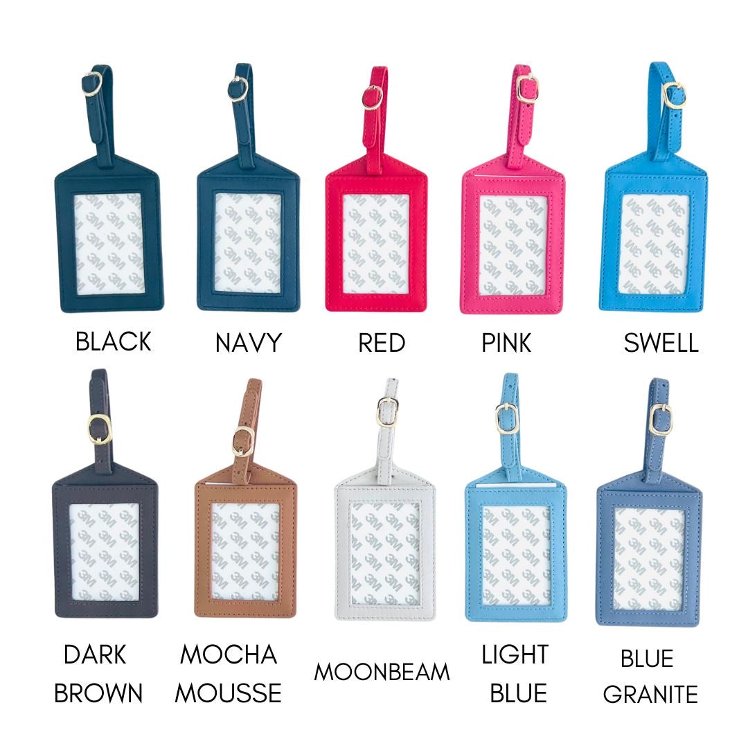 トランククッション テキスタイルデザイナー UNA Self Finishing Leather Luggage Tag – KC Needlepoint