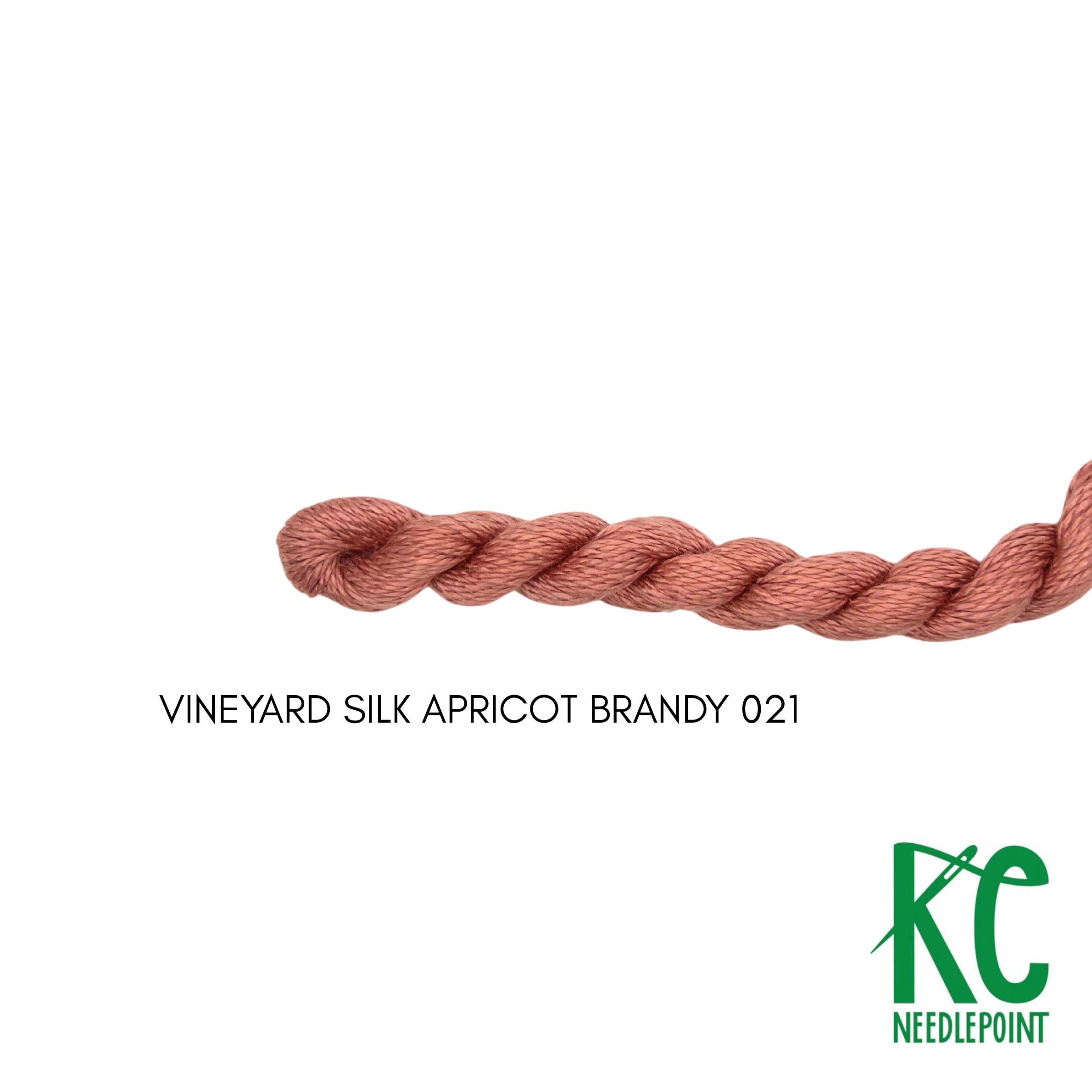 Vineyard Silk Skein C021 Apricot Brandy - KC Needlepoint