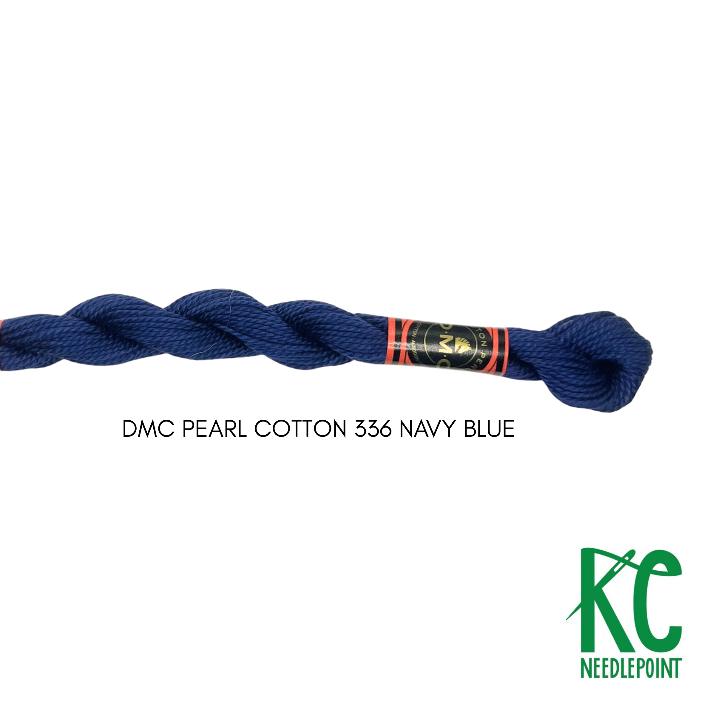 DMC 5 Pearl Cotton 336 Navy Blue - KC Needlepoint