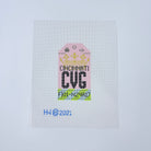 Cincinnati Vintage Travel Tag Canvas - KC Needlepoint