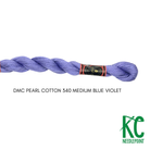 DMC 5 Pearl Cotton 340 Medium Blue Violet - KC Needlepoint