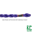DMC 3 Pearl Cotton 333 Very Dark Blue Violet - KC Needlepoint
