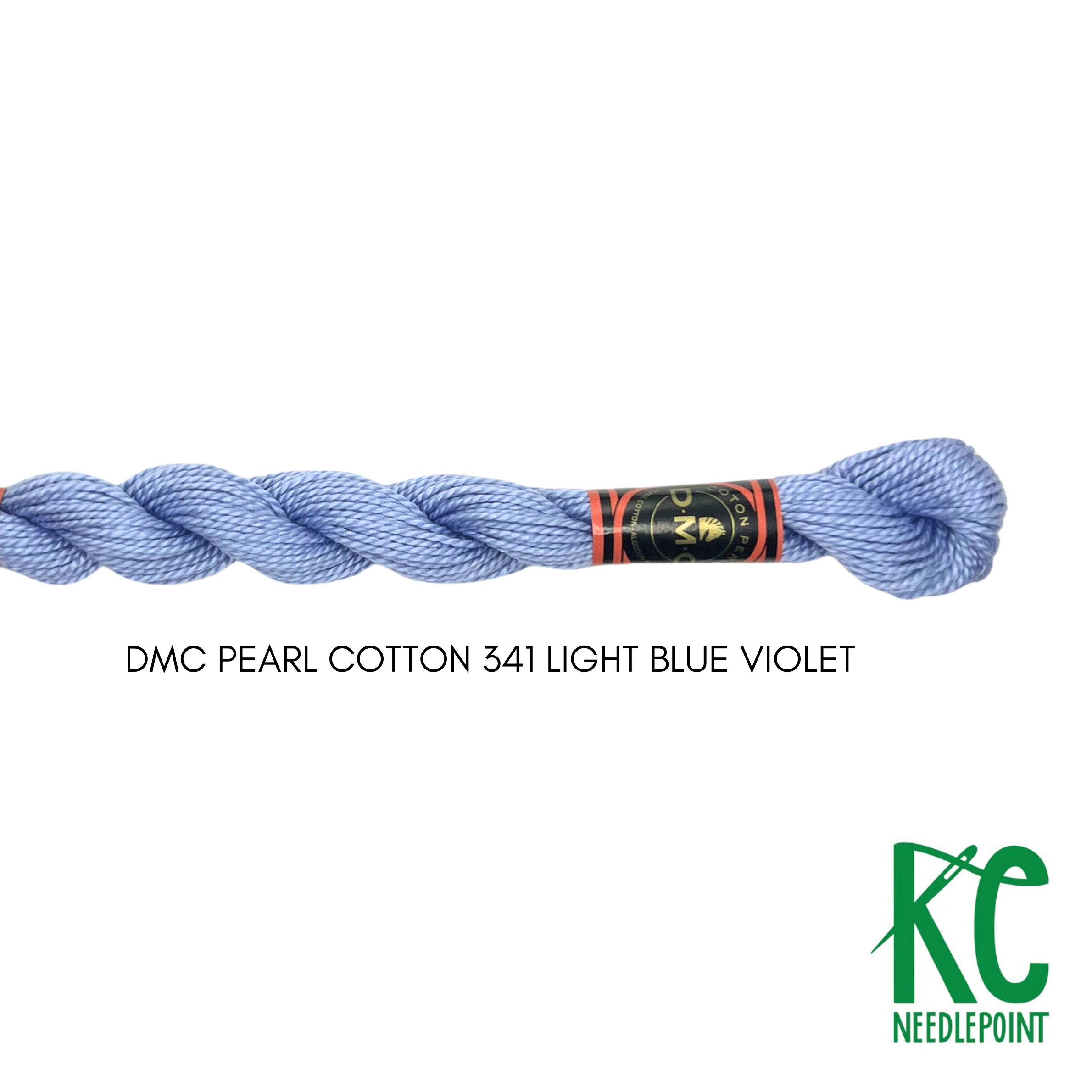DMC 5 Pearl Cotton 341 Light Blue Violet - KC Needlepoint