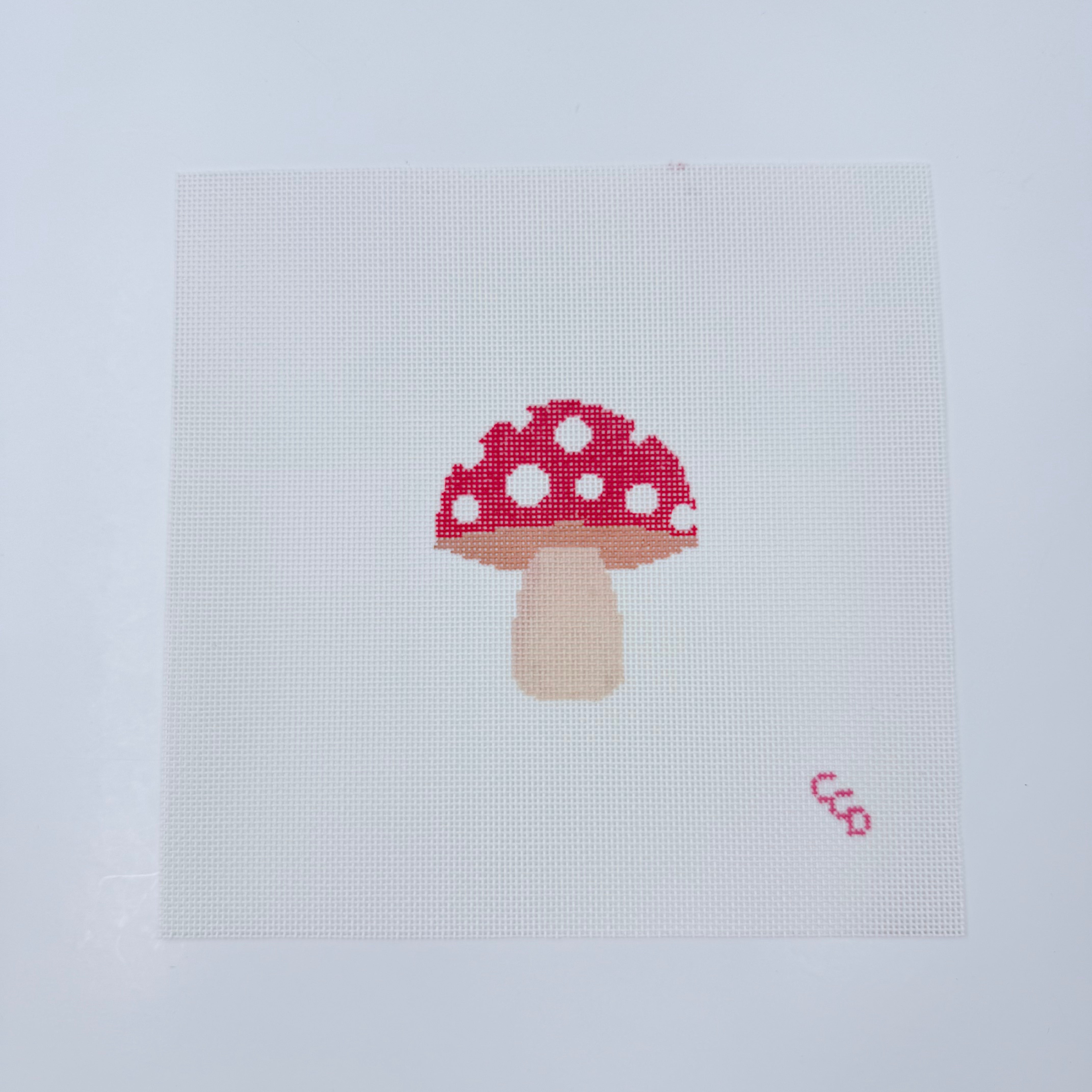 Mini Mushroom Canvas - KC Needlepoint