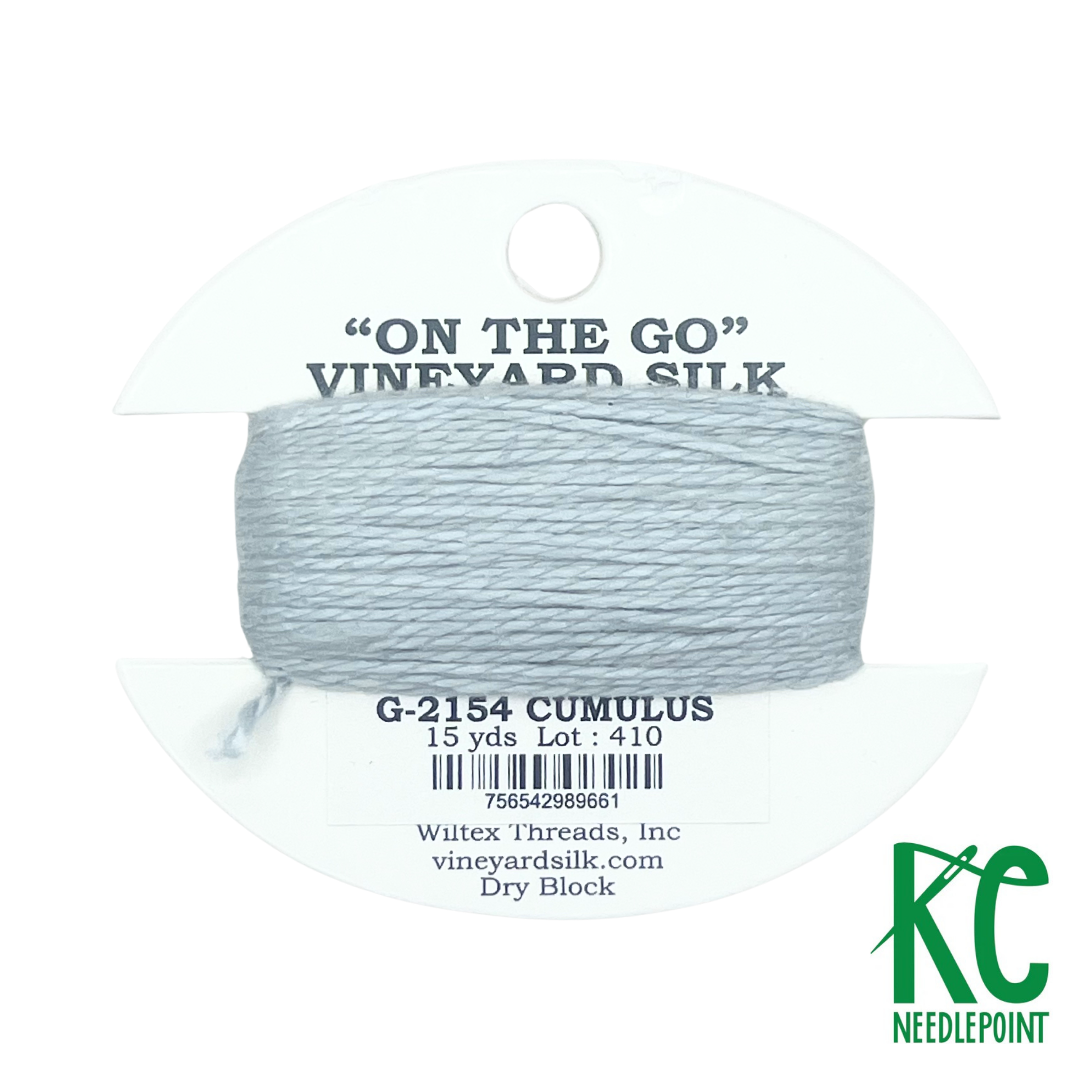 Vineyard Silk Card G2154 Cumulus - KC Needlepoint
