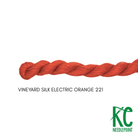 Vineyard Silk Skein C221 Electric Orange - KC Needlepoint