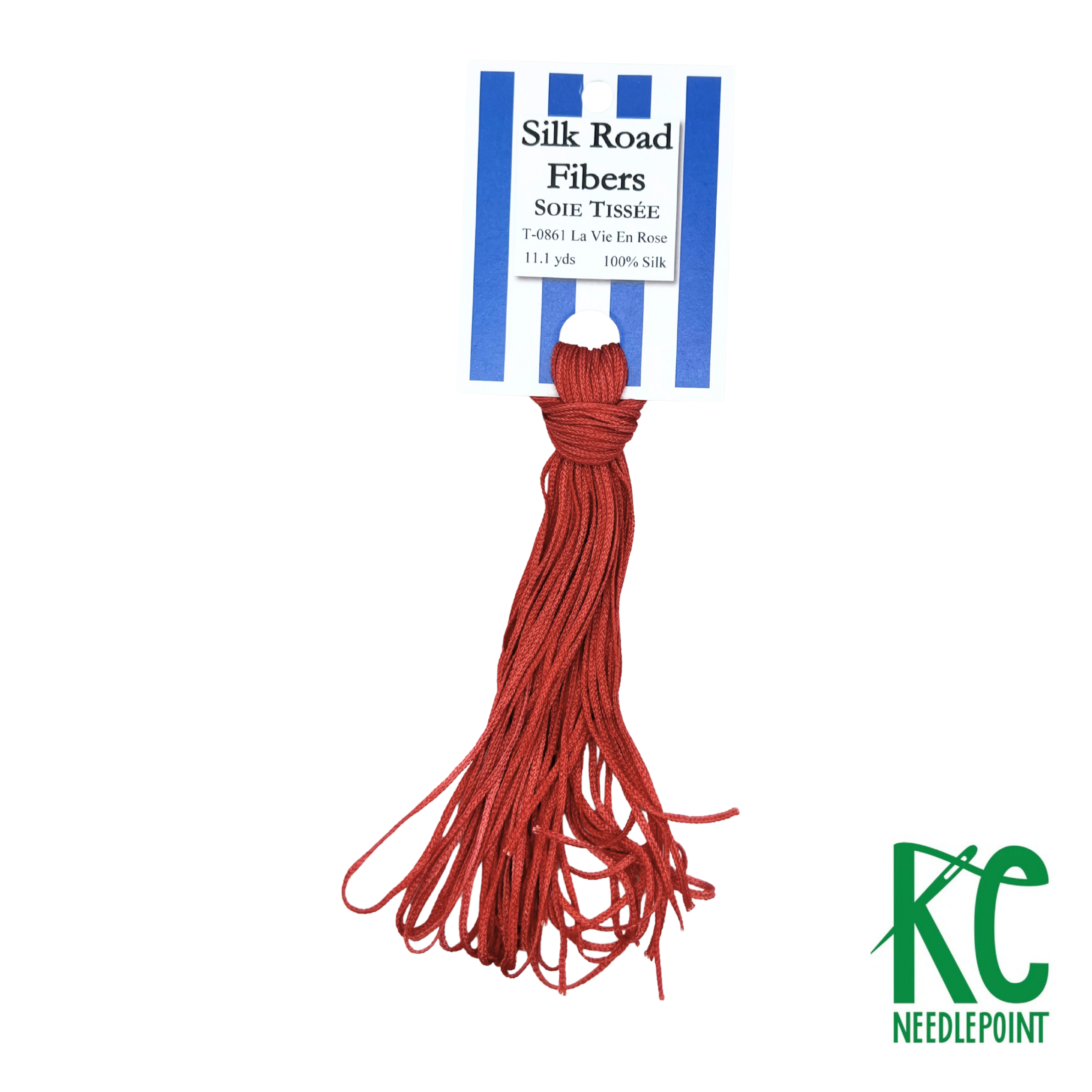 Soie Tissée 0861 La Vie En Rose - KC Needlepoint