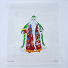 Stitcher Santa Canvas - KC Needlepoint