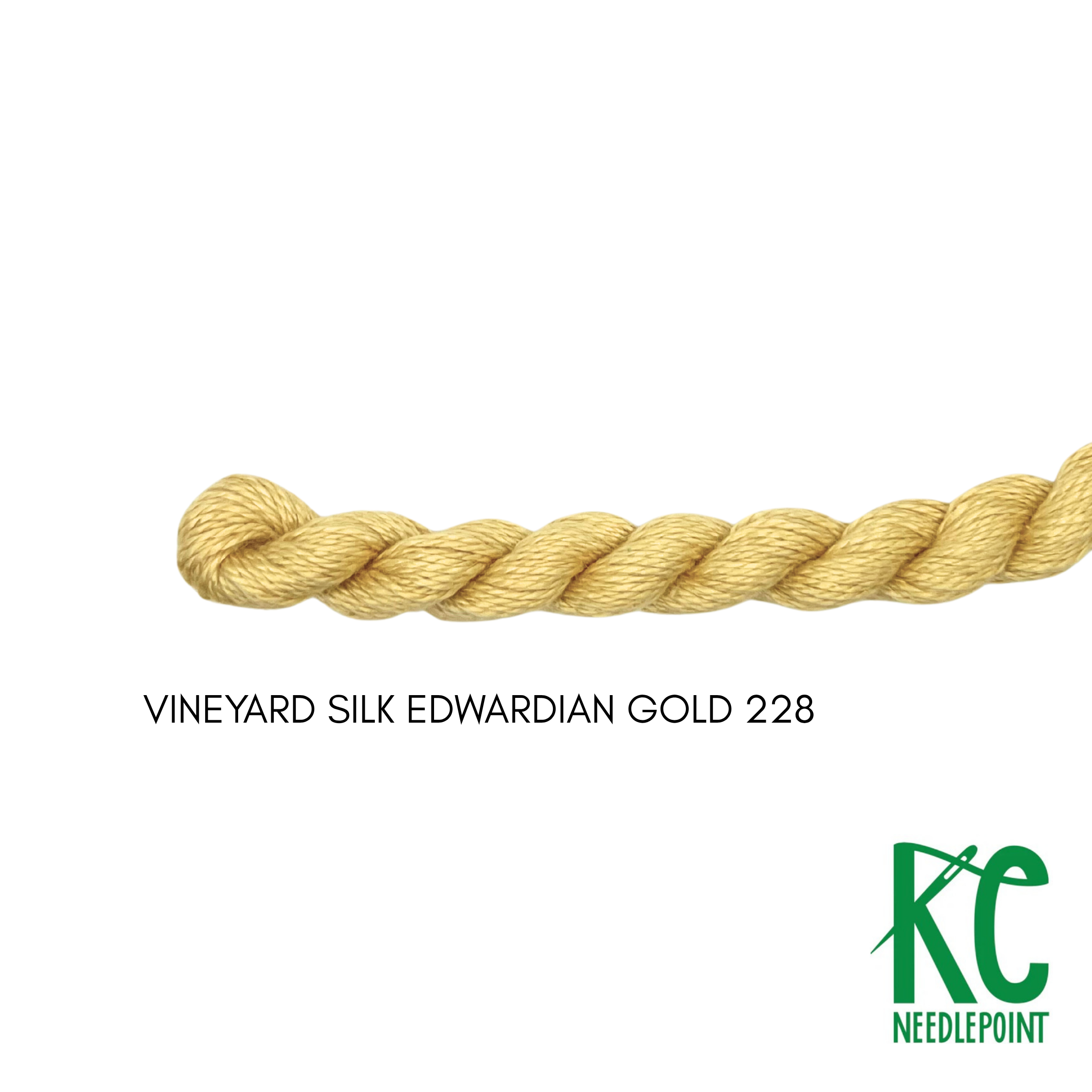 Vineyard Silk Skein C228 Edwardian Gold - KC Needlepoint