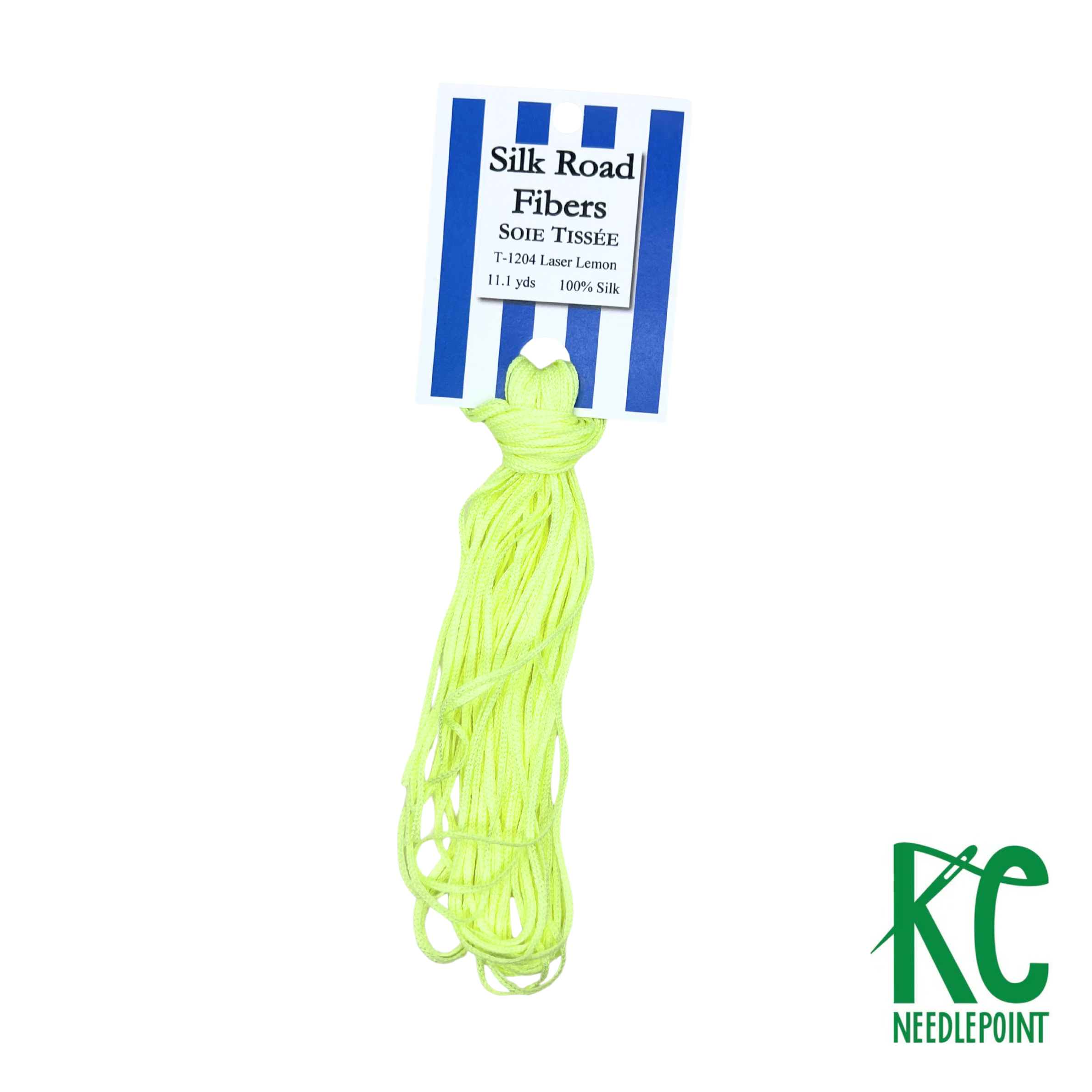 Soie Tissée 1204 Laser Lemon - KC Needlepoint