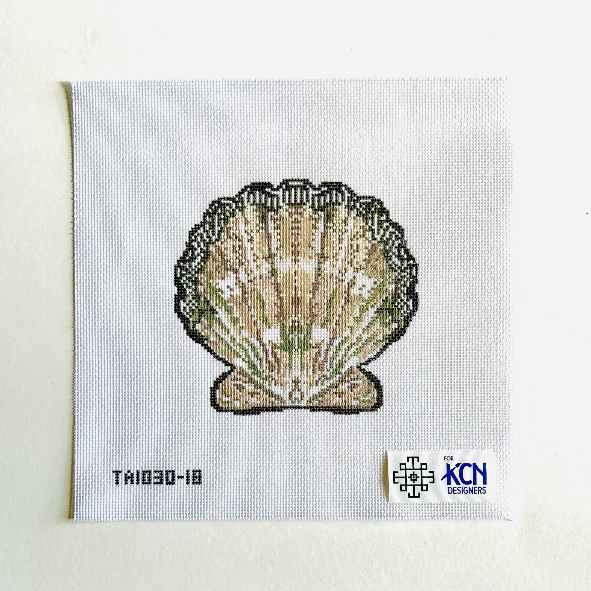 Scallop Ornament – KC Needlepoint