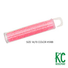 Size 14/15 Seed Beads 518B Bubble Gum - KC Needlepoint