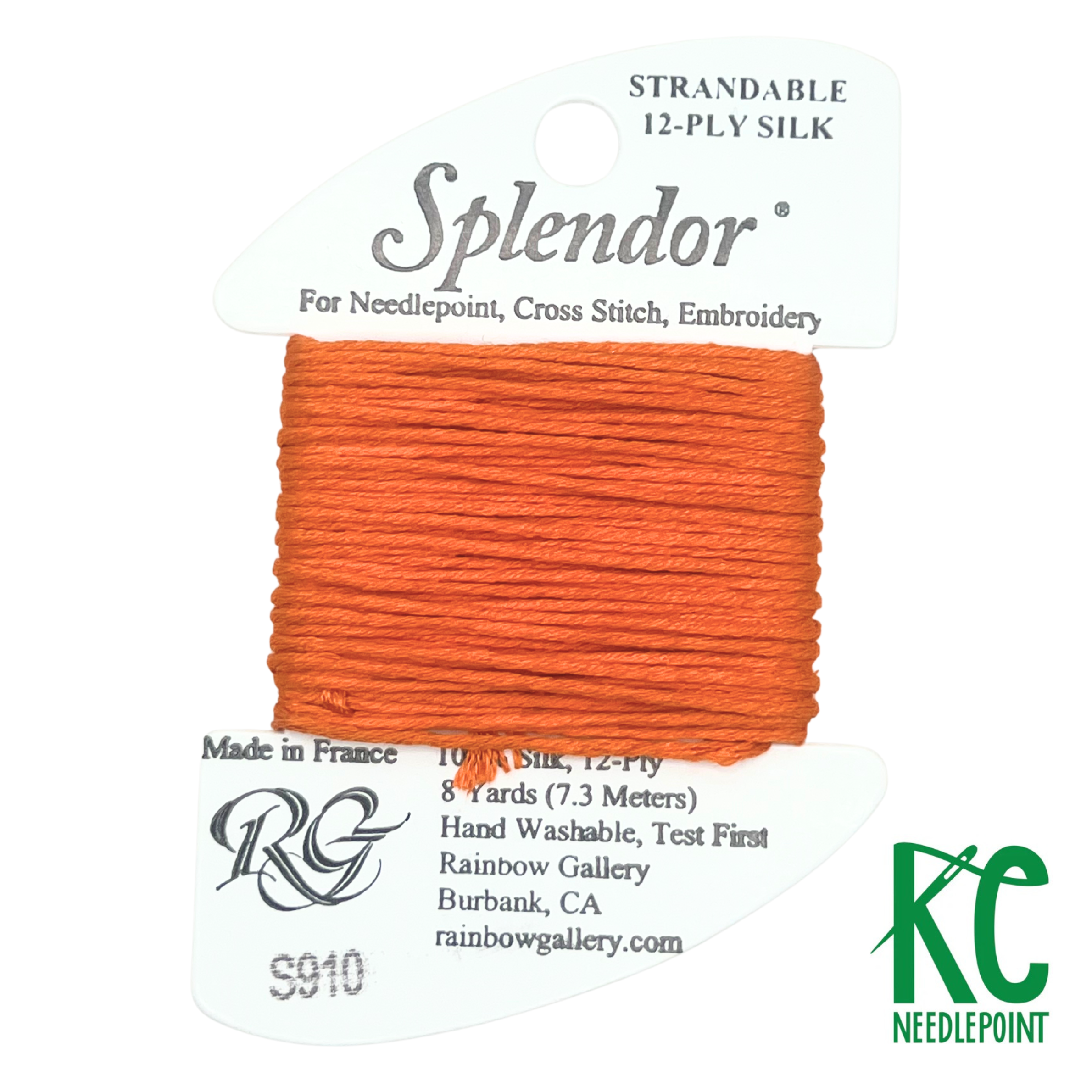 Splendor S910 Orange - KC Needlepoint