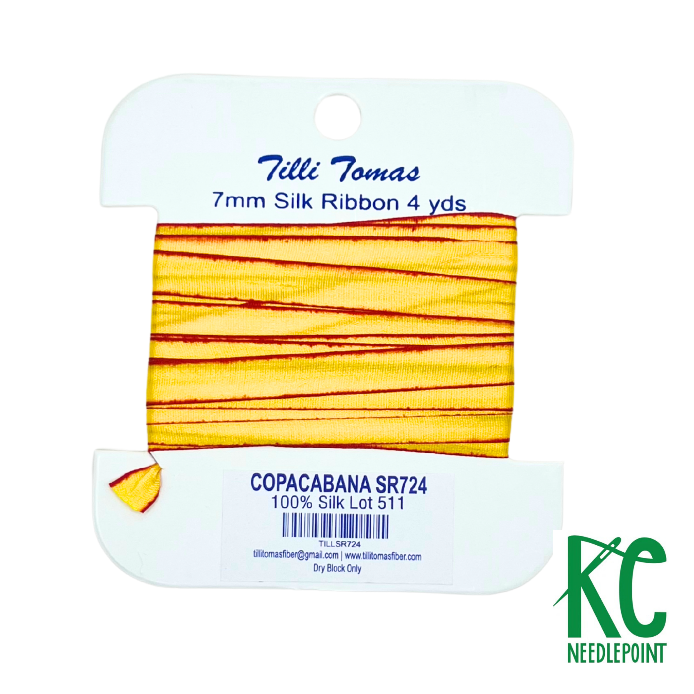Silk Ribbon 724 Copacabana - KC Needlepoint