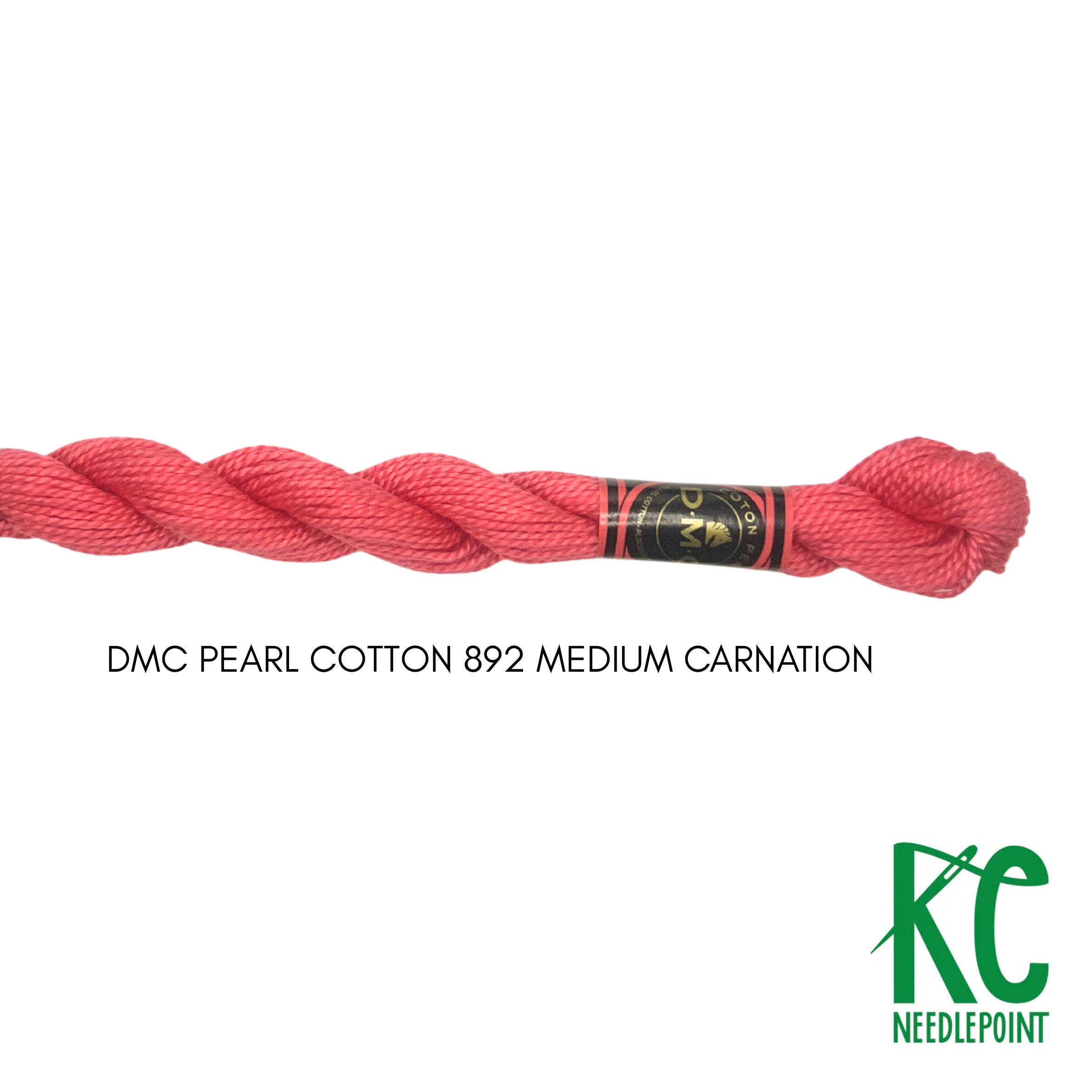 DMC 5 Pearl Cotton 892 Medium Carnation - KC Needlepoint