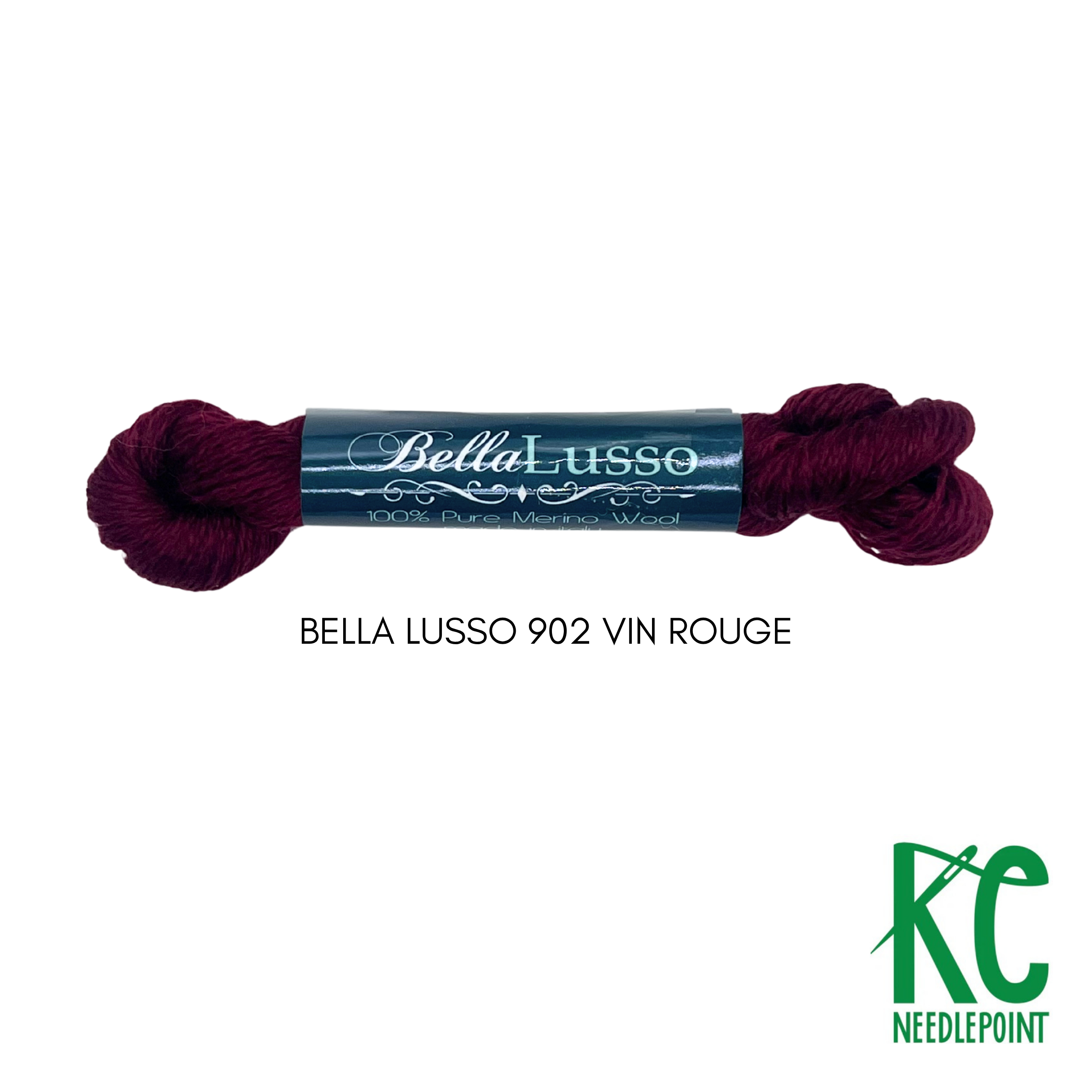 Bella Lusso Merino Wool 902 Vin Rouge - KC Needlepoint