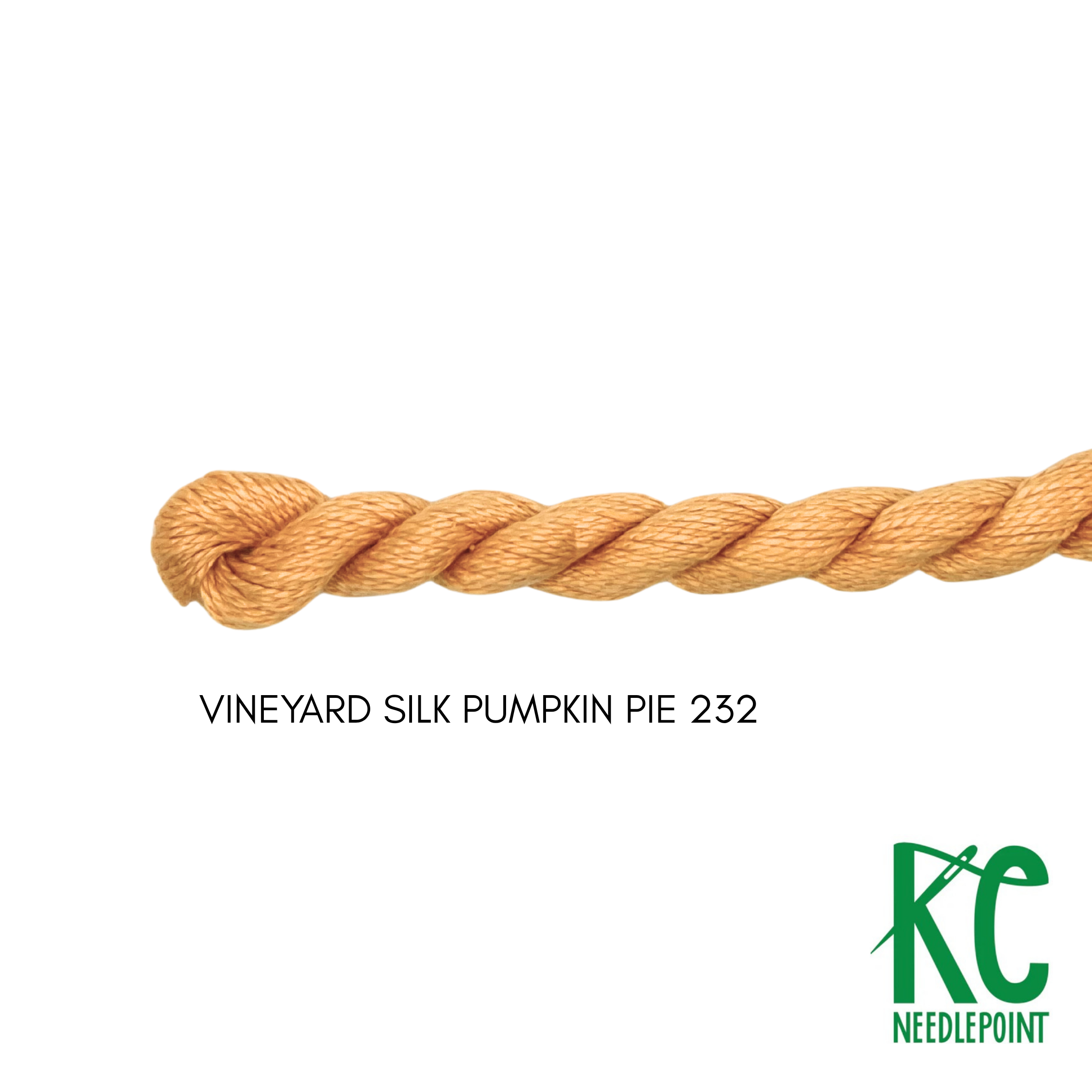 Vineyard Silk Skein C232 Pumpkin Pie - KC Needlepoint