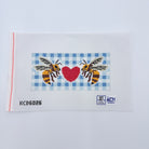Bee Loved Eyeglass Case Canvas - KC Needlepoint