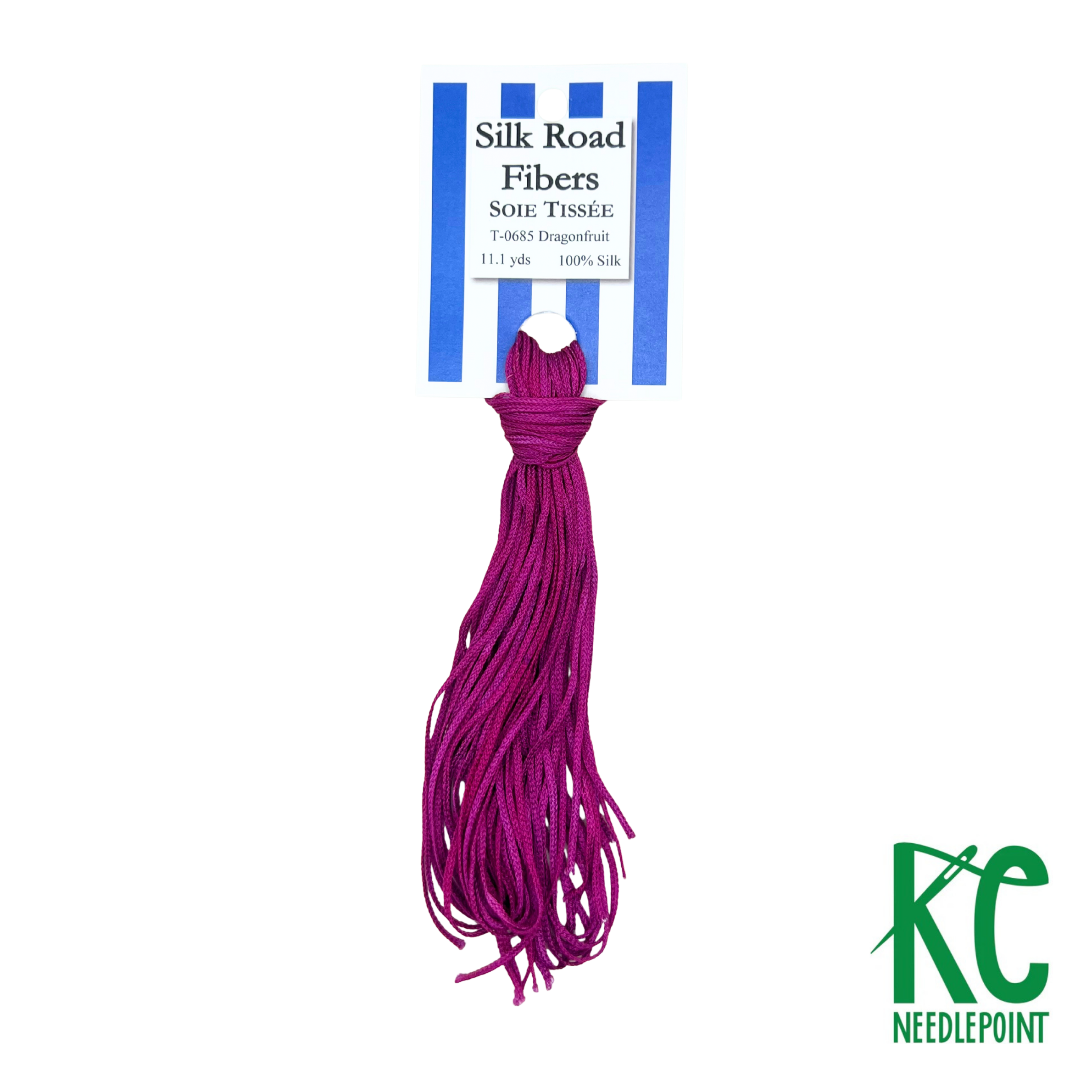 Soie Tissée 0685 Dragonfruit - KC Needlepoint