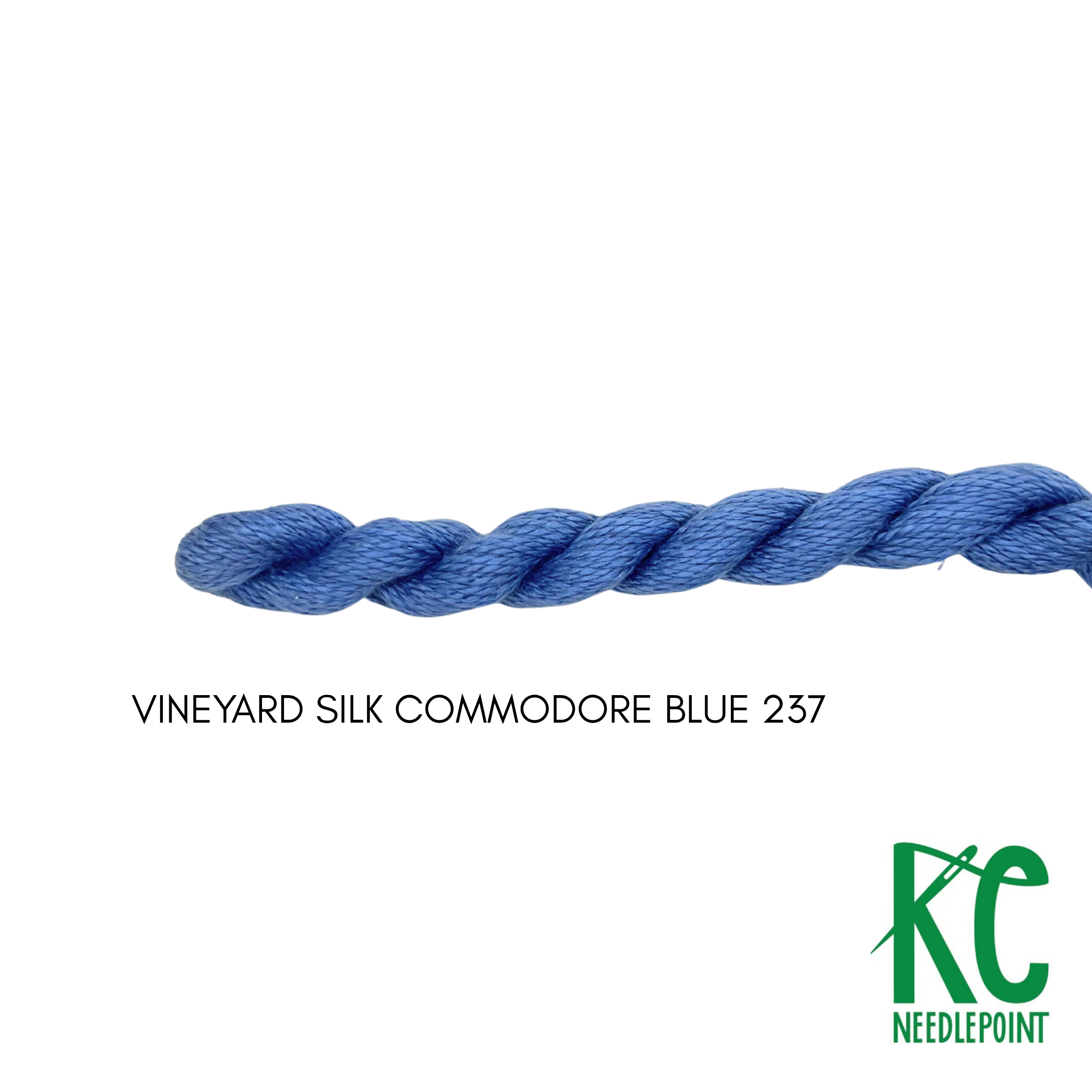 Vineyard Silk Skein C237 Commodore Blue - KC Needlepoint