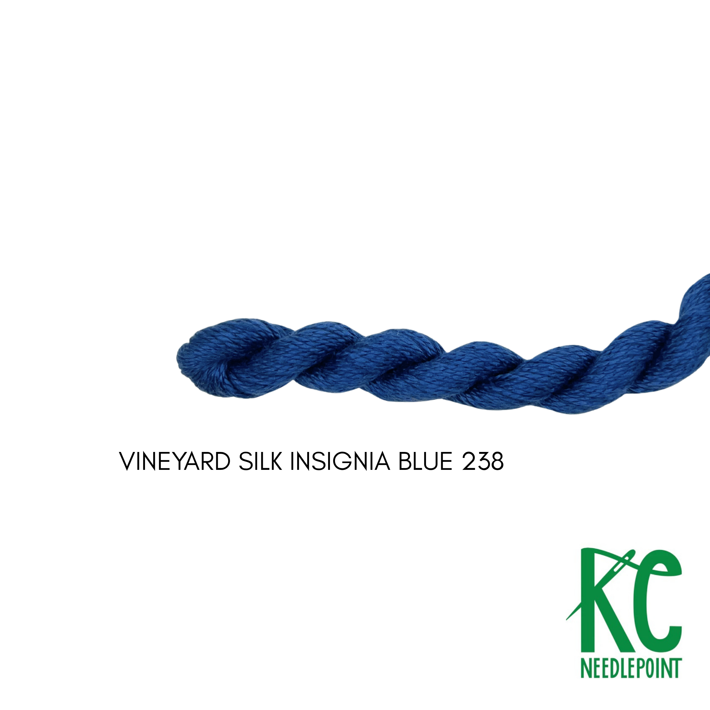 Vineyard Silk Skein C238 Insignia Blue - KC Needlepoint