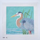 Great Blue Heron Canvas - KC Needlepoint
