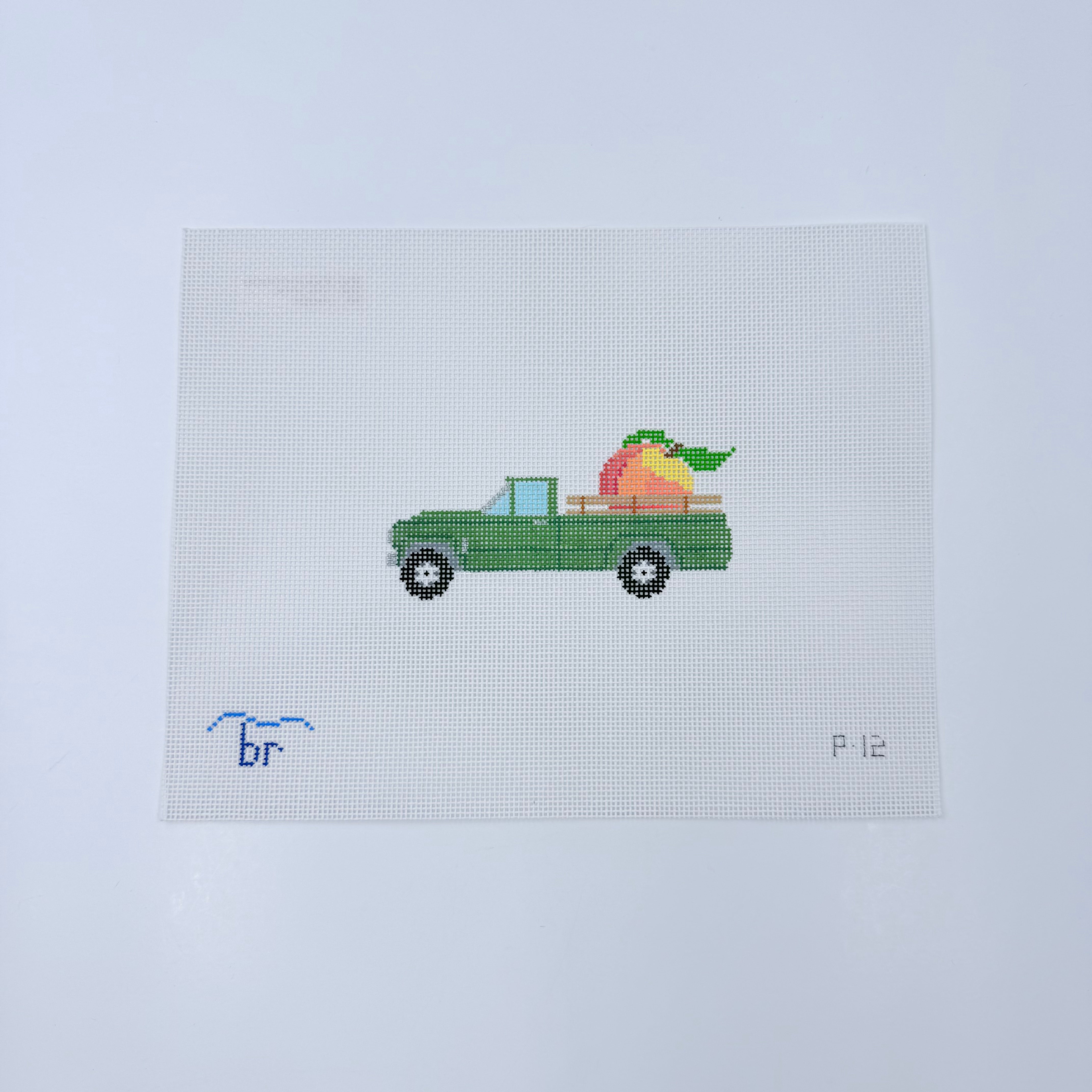 Peach Tree Canvas - KC Needlepoint