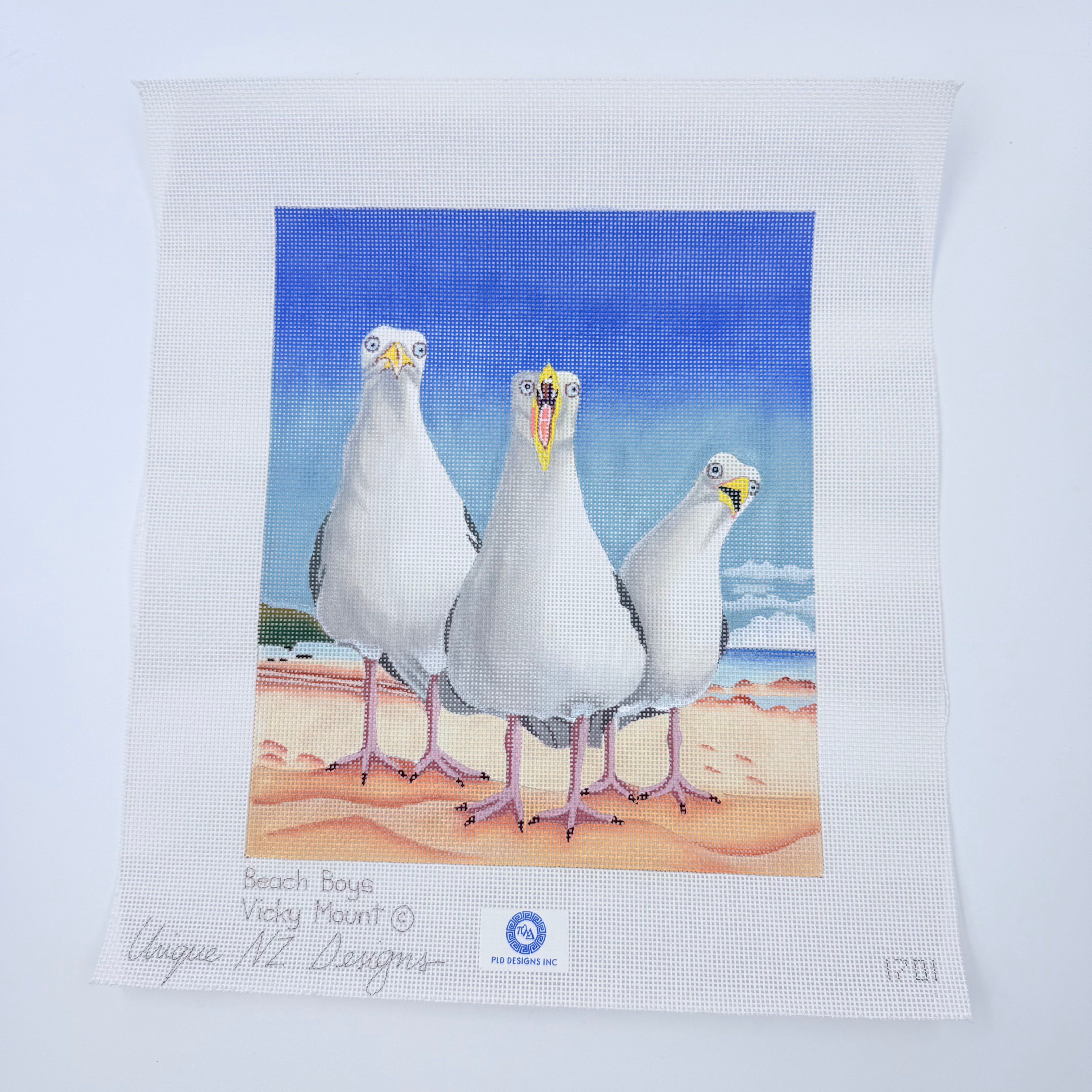 Beach Boys Canvas - KC Needlepoint