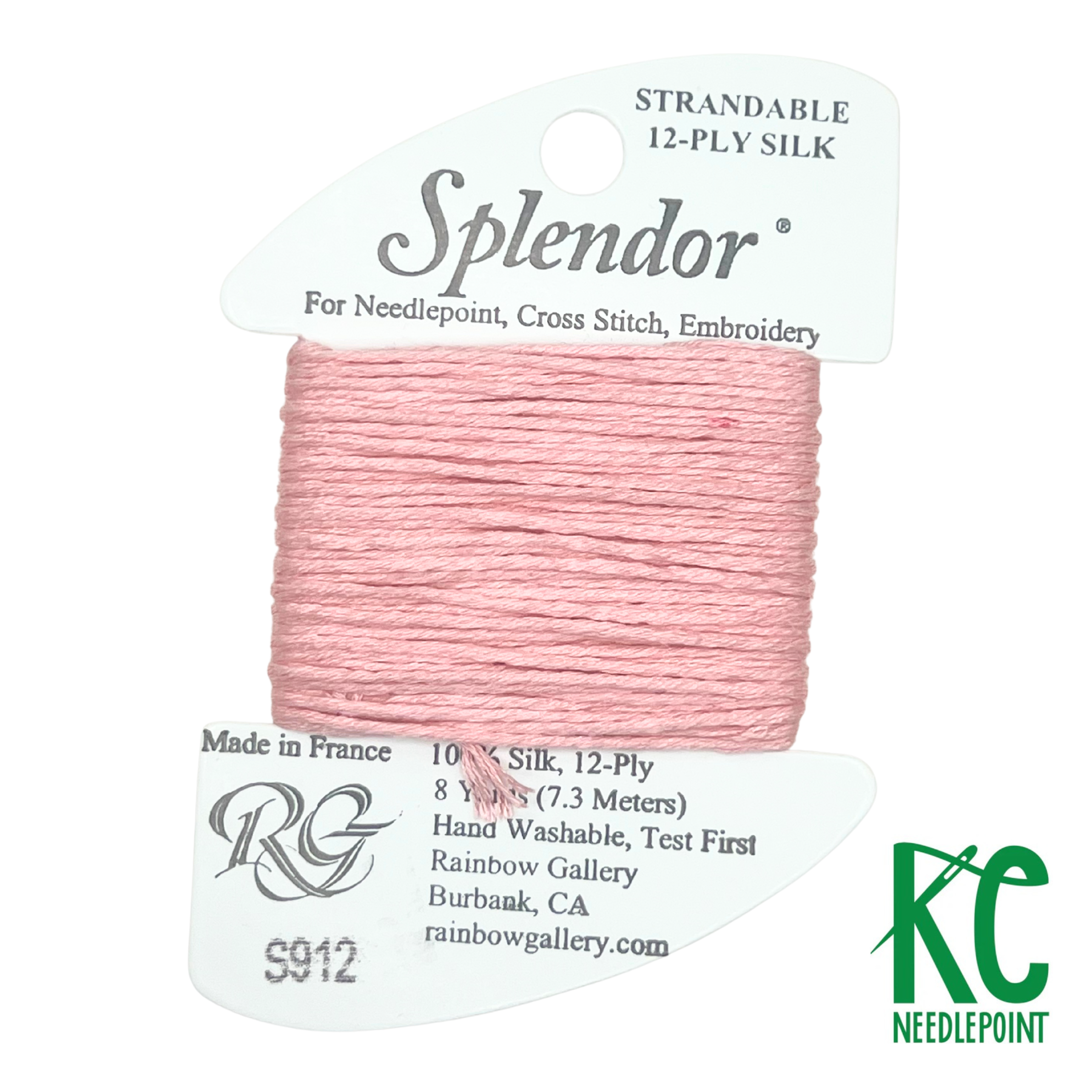 Splendor S912 Lite Shell Pink - KC Needlepoint