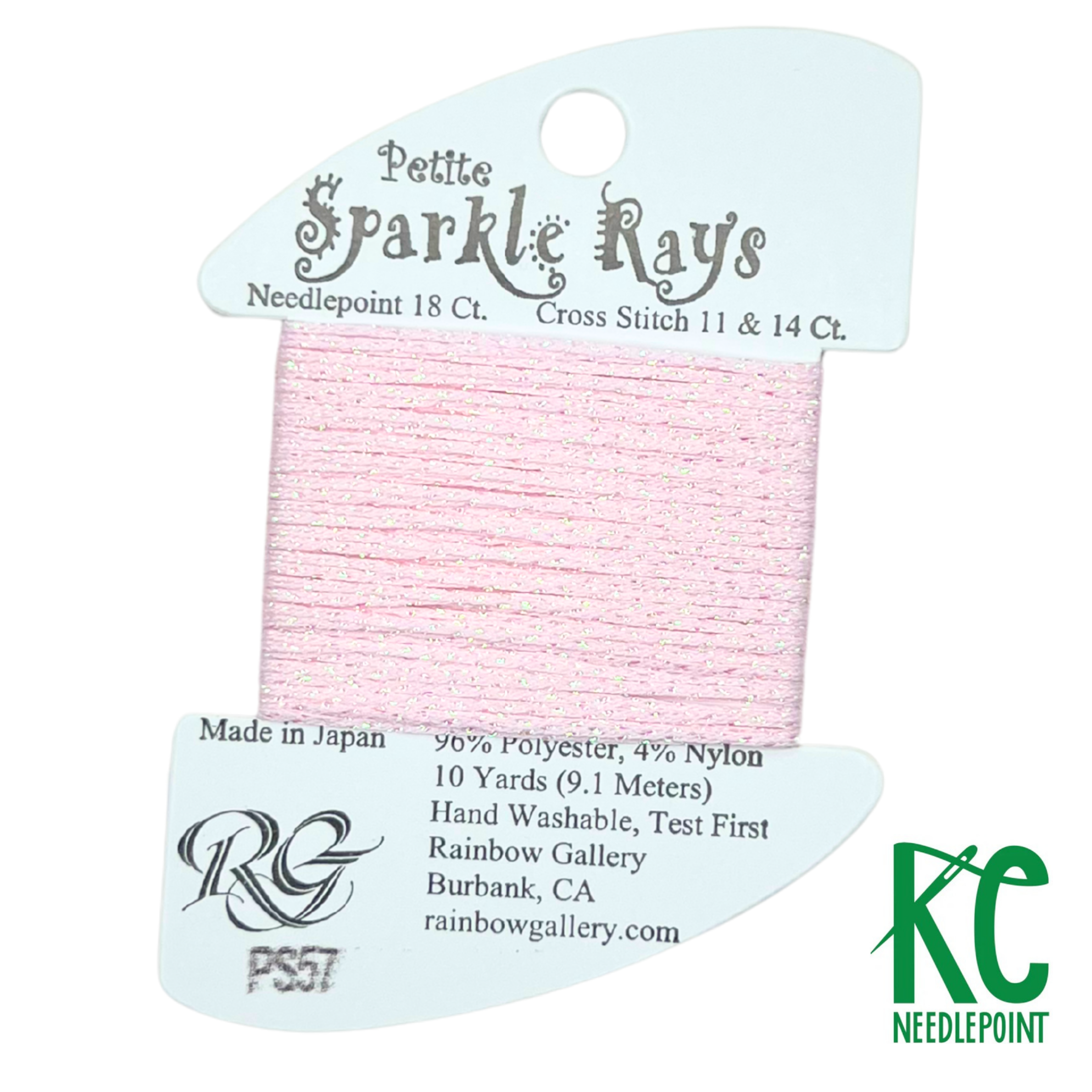 Petite Sparkle Rays PS57 Pale Pink - KC Needlepoint