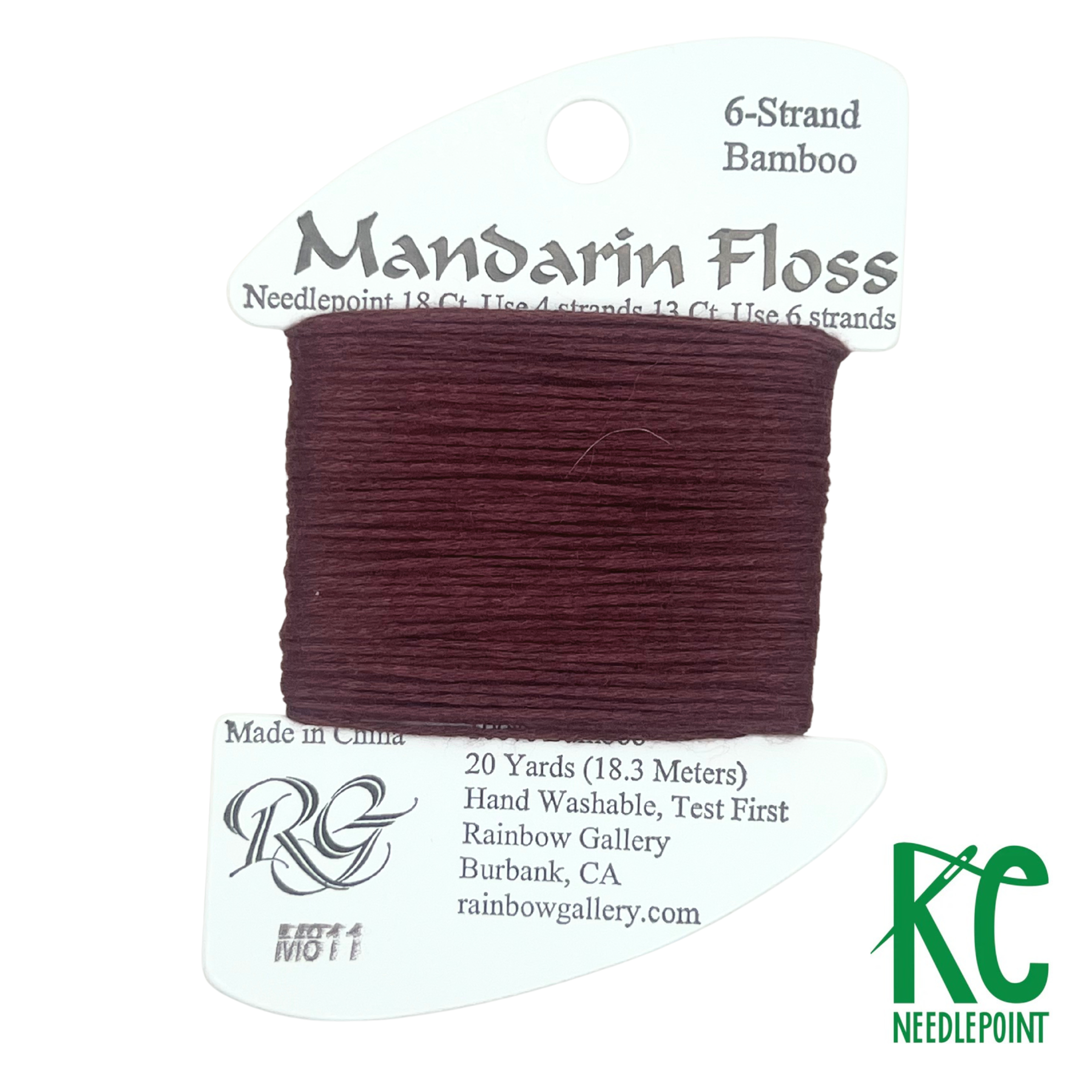 Mandarin Floss M811 Dark Burgundy - KC Needlepoint