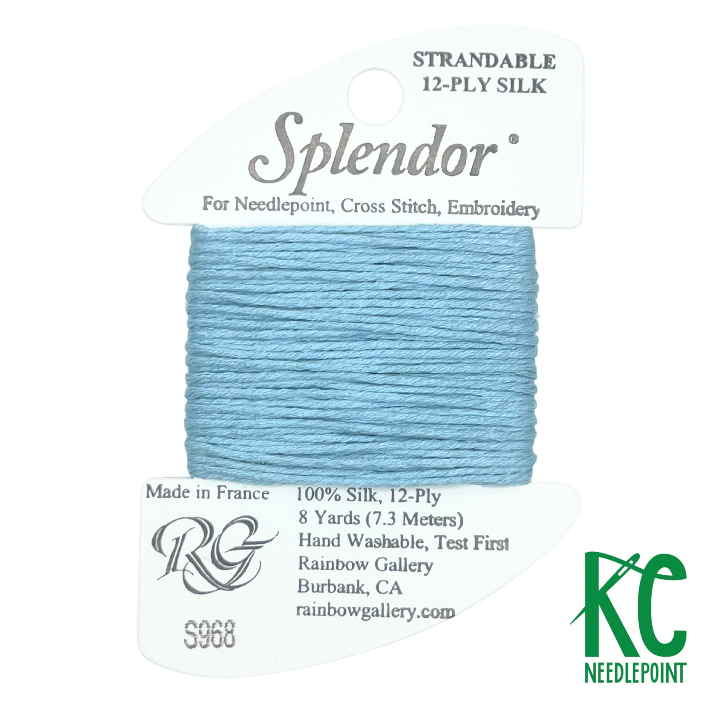 Splendor S968 Pale Cornflower - KC Needlepoint