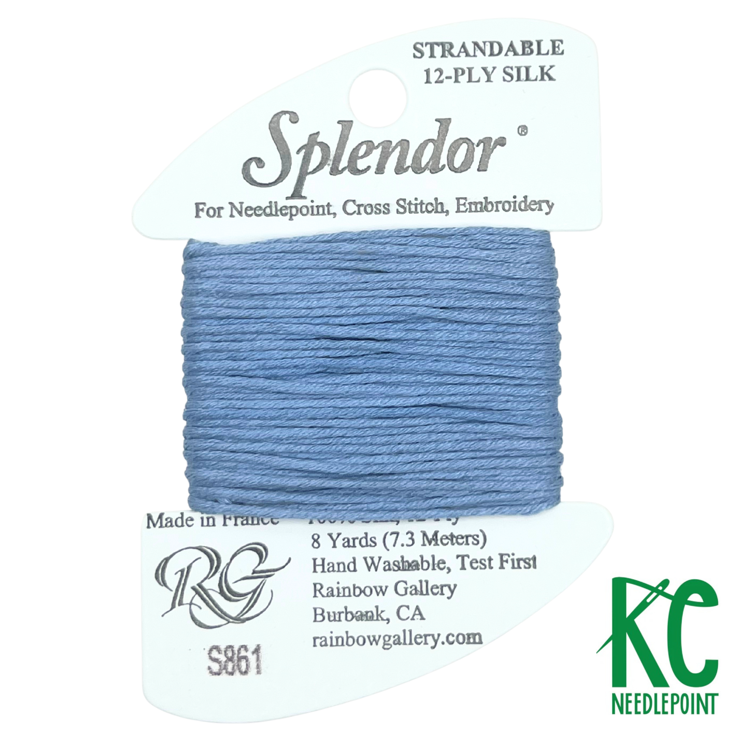 Splendor S861 Wedgwood Blue - KC Needlepoint