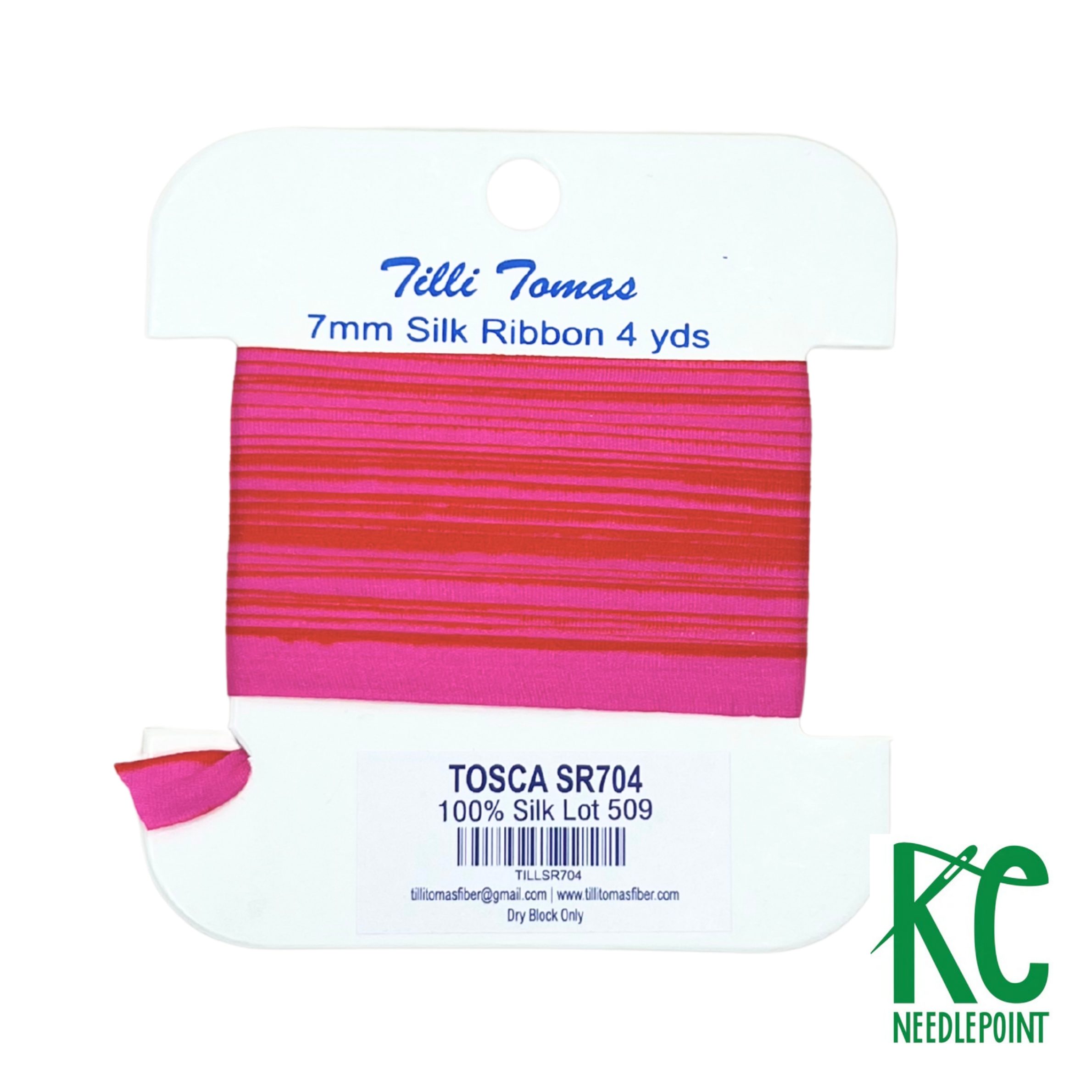 Silk Ribbon 704 Tosca - KC Needlepoint