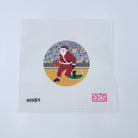 Basketball Santa Canvas - KC Needlepoint