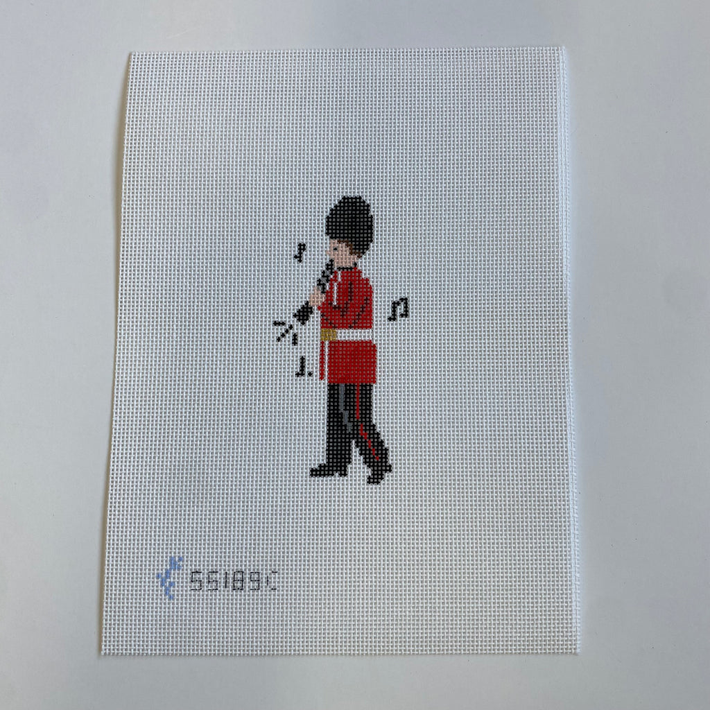 London Guard with Clarinet Canvas - KC Needlepoint