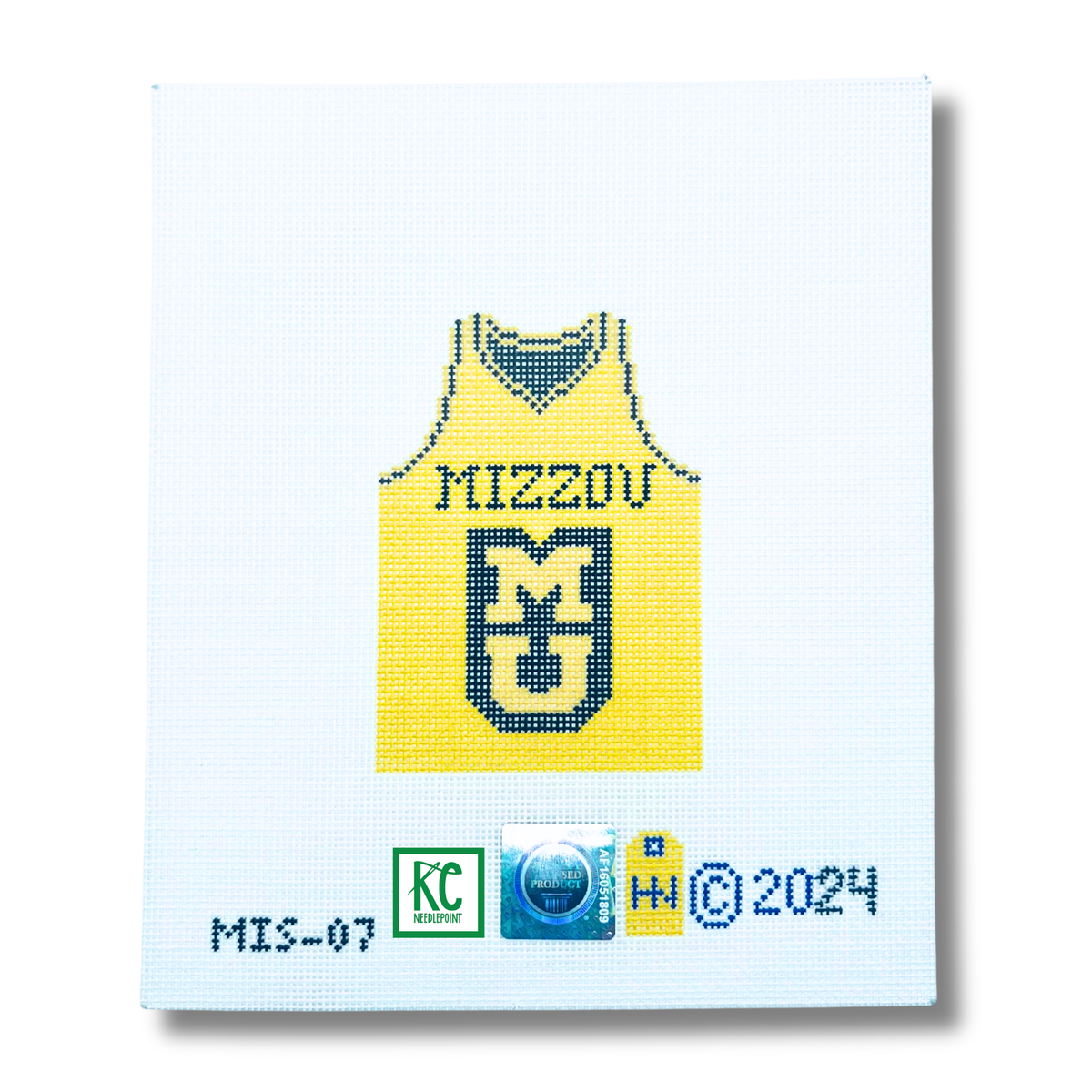 Mizzou Jersey Canvas - KC Needlepoint