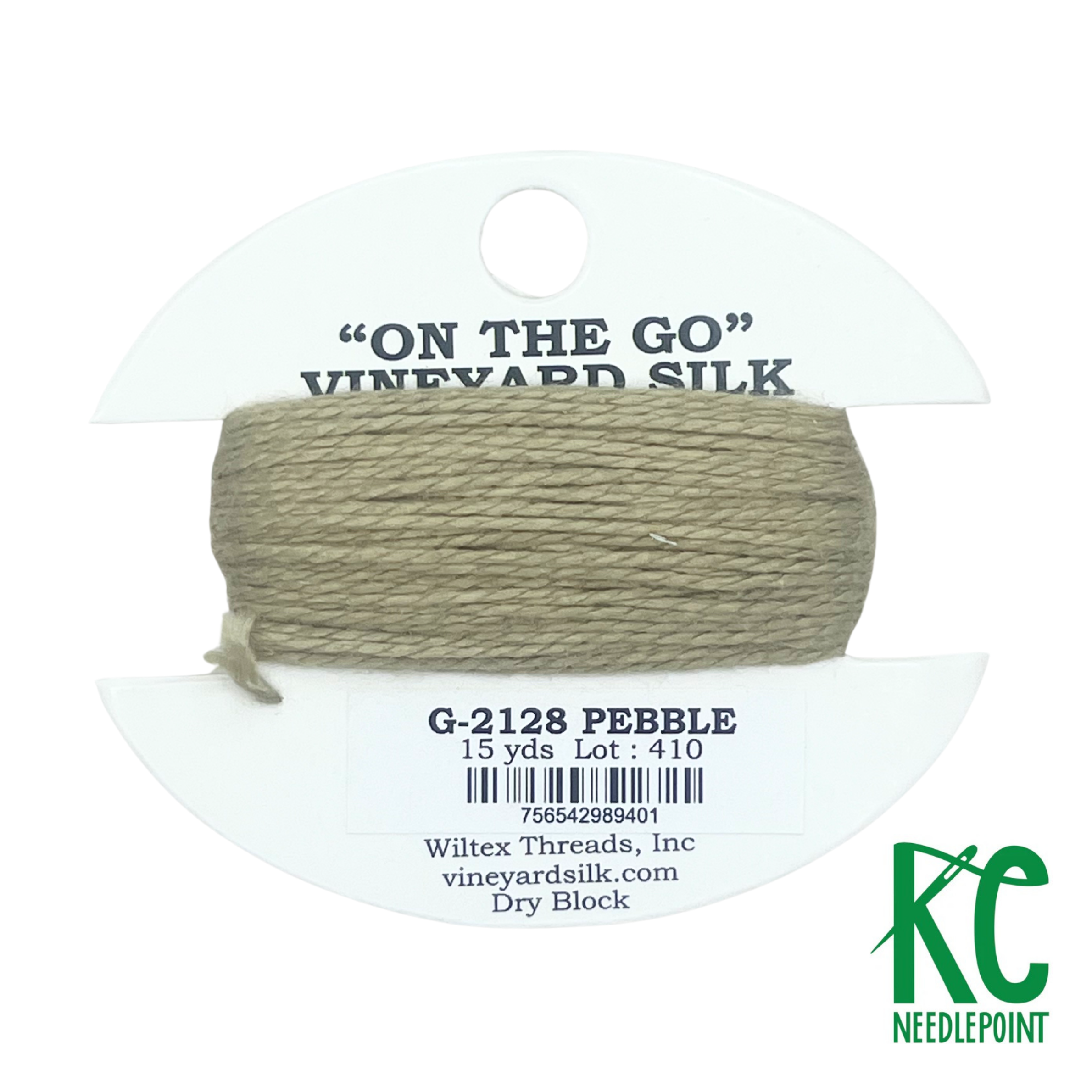 Vineyard Silk Card G2128 Pebble - KC Needlepoint