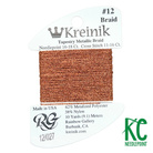 Kreinik Card Size 12 027 Orange - KC Needlepoint