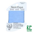 Neon Rays N56 Lite Blue - KC Needlepoint