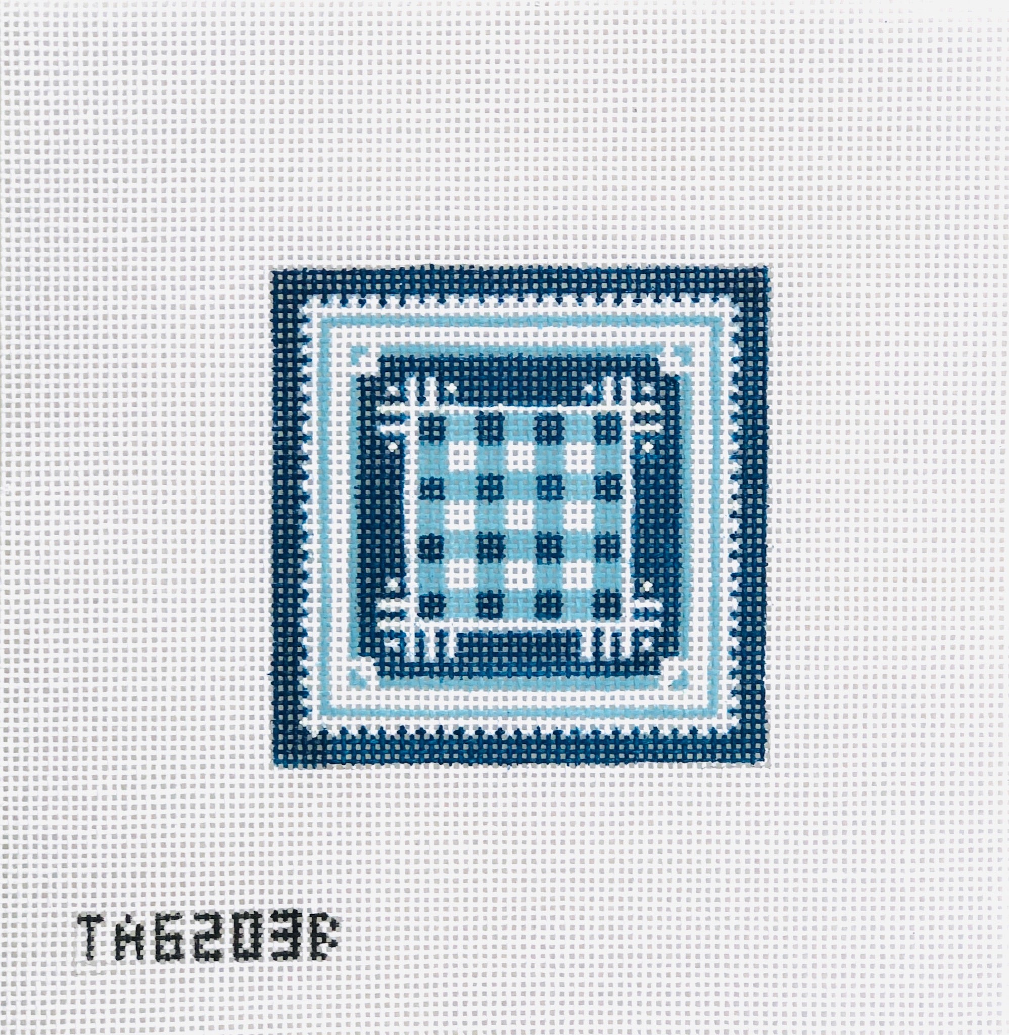 Monogram Square Canvas - KC Needlepoint